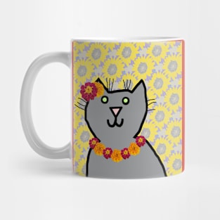 Marigold the Floral Cat Mug